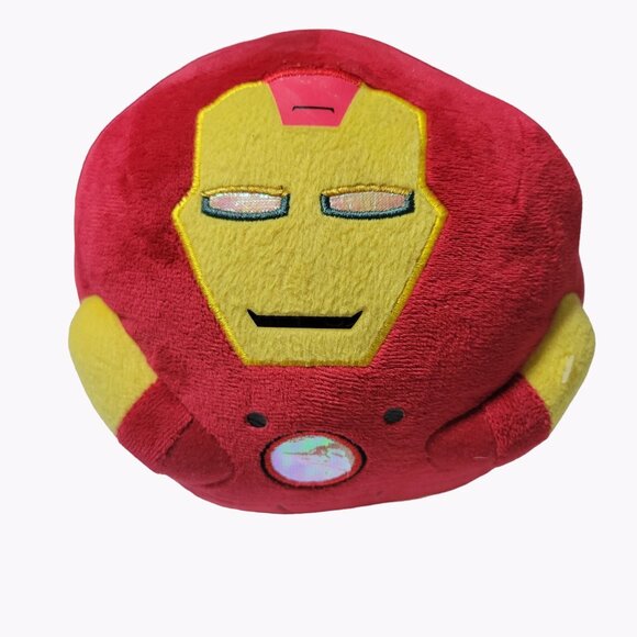TY Beanie Ballz Marvel Avengers Iron Man 7 inch Plush Ball Stuffed Animal Toy - Picture 1 of 6